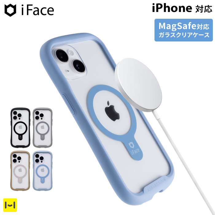 iFace magsafe ケース iPhone 15ケース 14ケース クリアケース iphone