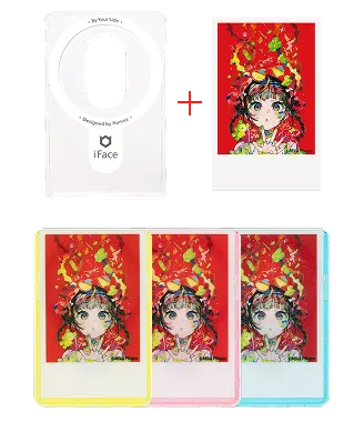 [POP FACE] MagSynq Clear Card Wallet +or+ Original Illust Card SET